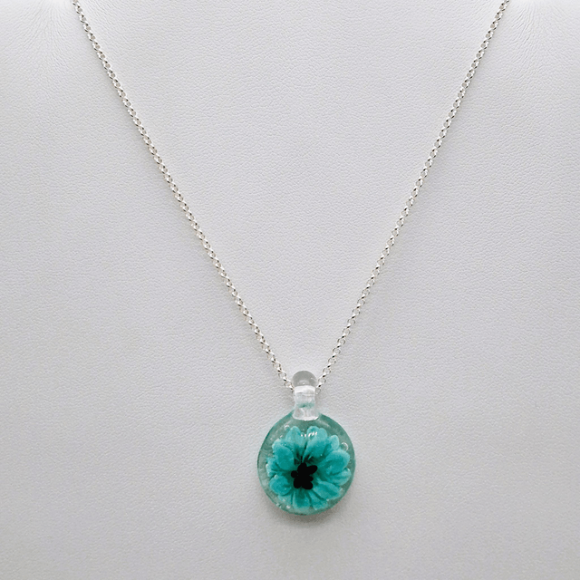 Pendentif Flora vert 2