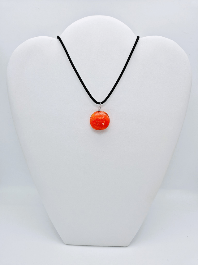 Pendentif Planète orange
