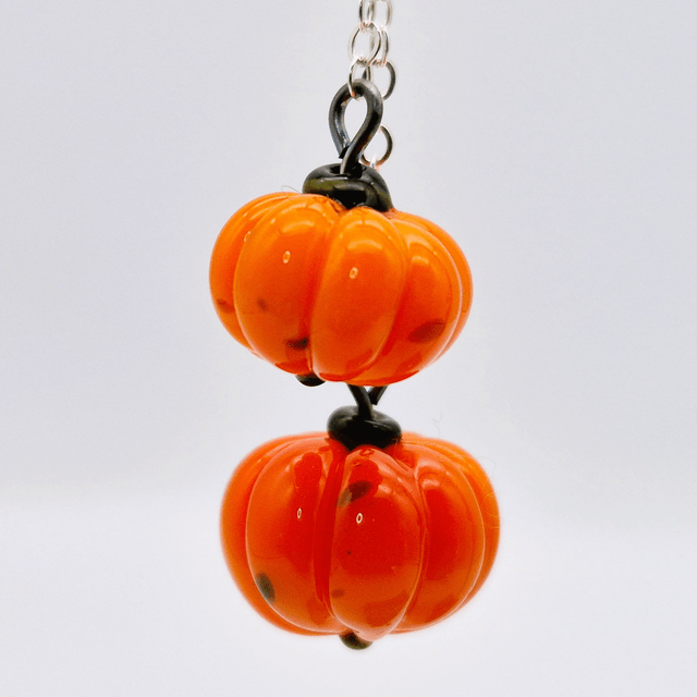 Boucles d'oreilles Potiron 1