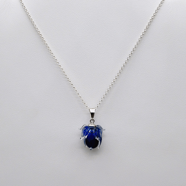 Pendentif Clochette bleu foncé (petit modèle)