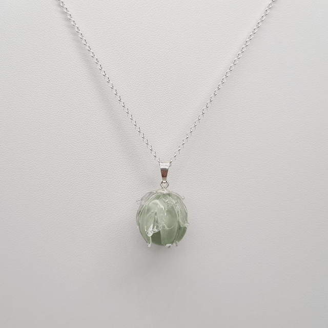 Pendentif Clochette verte claire (moyen modèle)