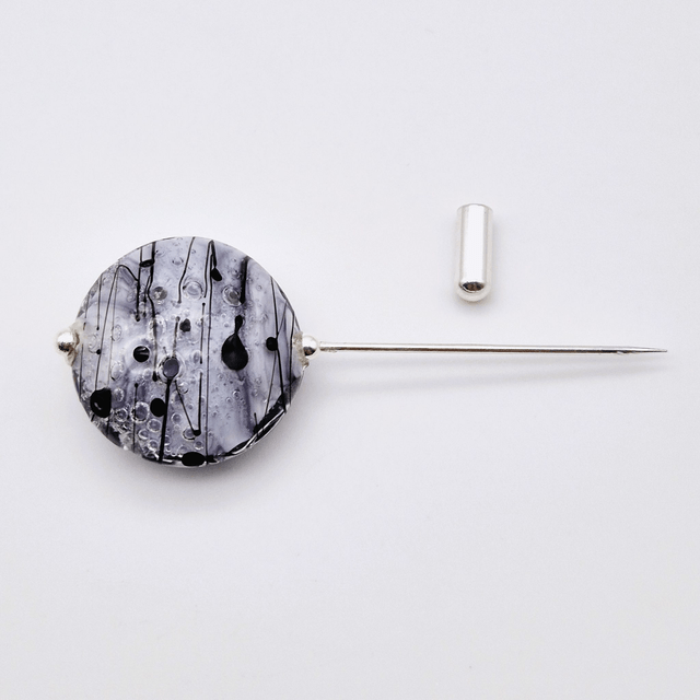 Broche Planète violette