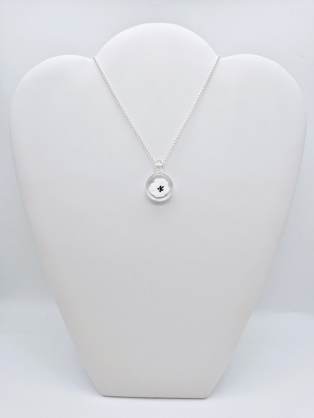 Pendentif Flora blanc 1