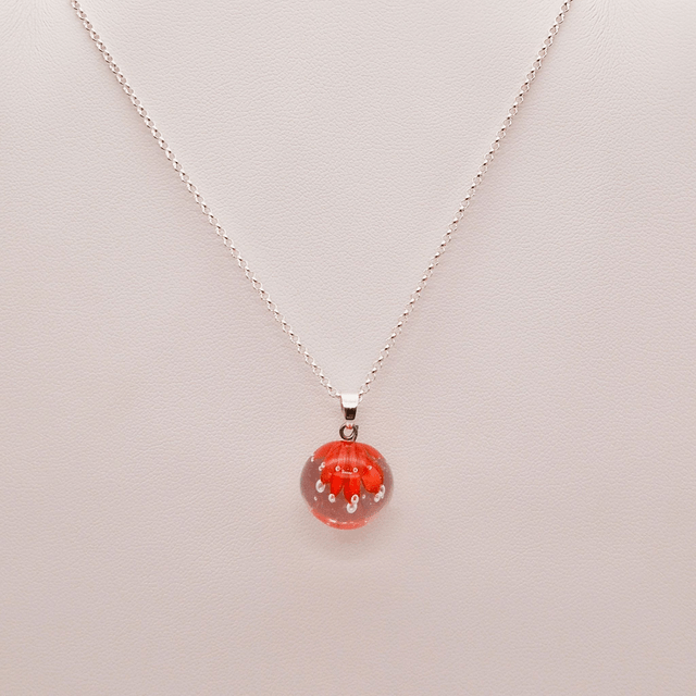 Pendentif Ariel rouge 2
