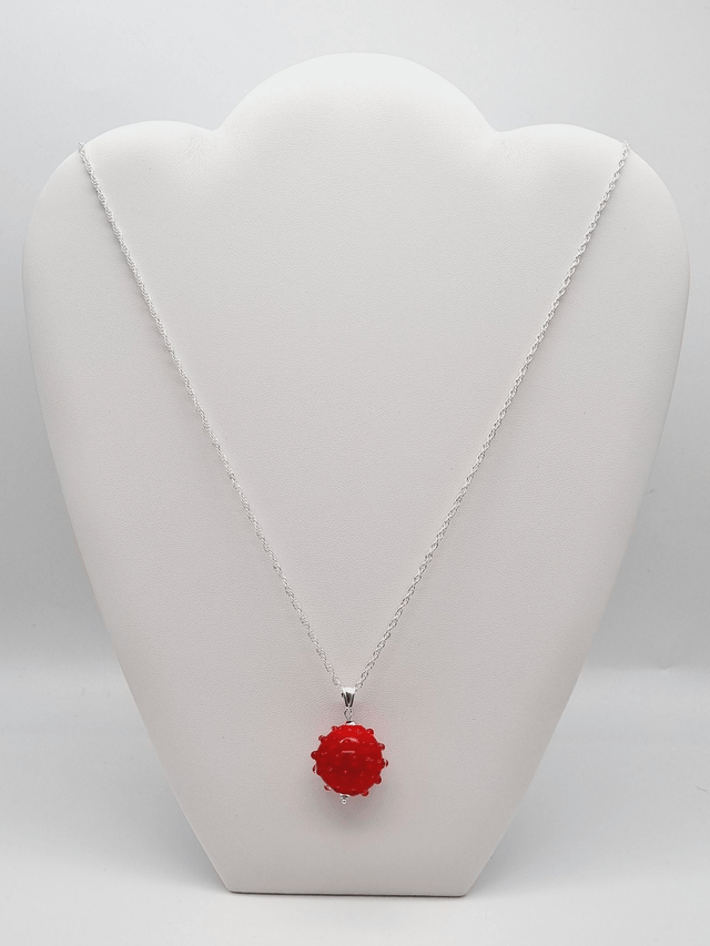 Pendentif Boule rouge