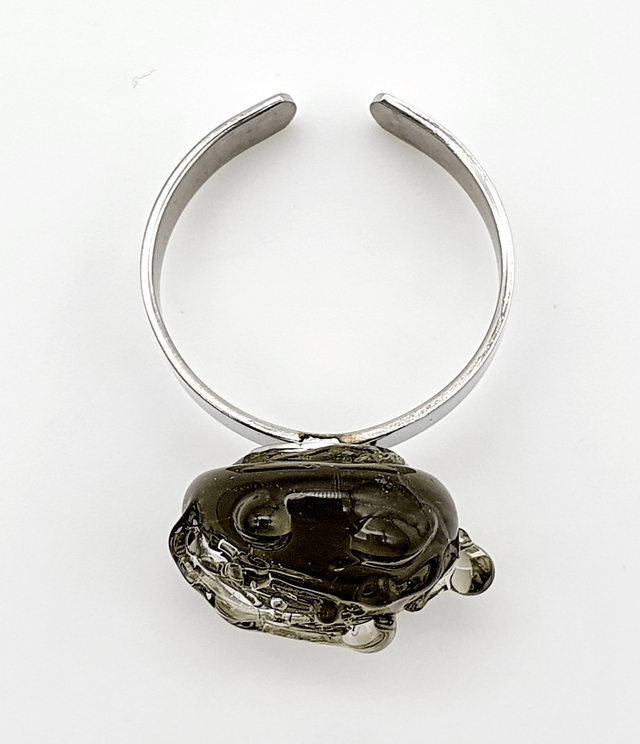  Bague Cocon grise