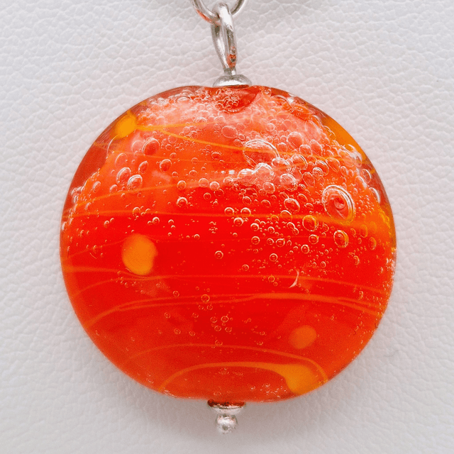 Pendentif Planète orange