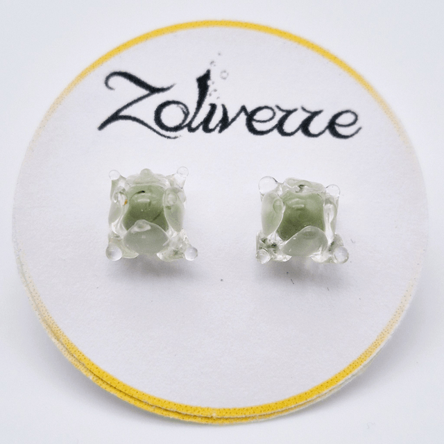 Puces d'oreilles - Clochettes vertes