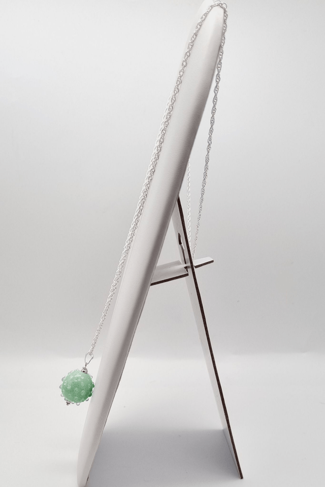 Pendentif Boule verte