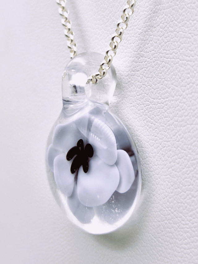 Pendentif Flora violet 1 