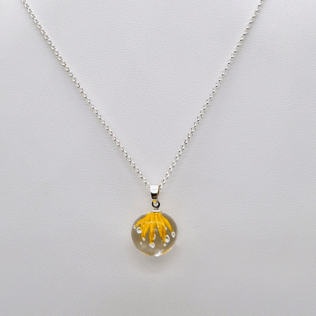Pendentif Ariel moutarde