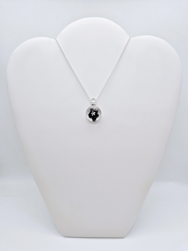 Pendentif Flora noir