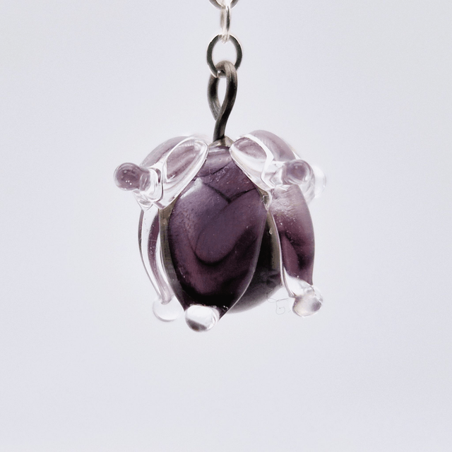 Boucles d'oreilles Clochettes violettes