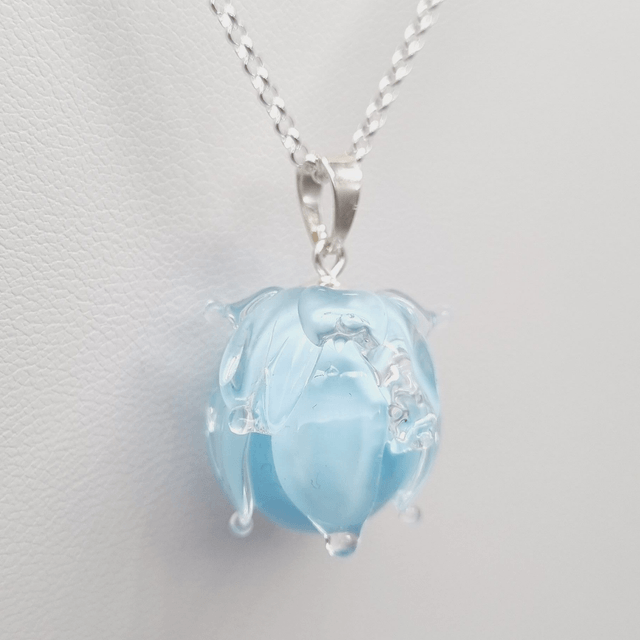 Pendentif Clochette bleue claire (grand modèle)