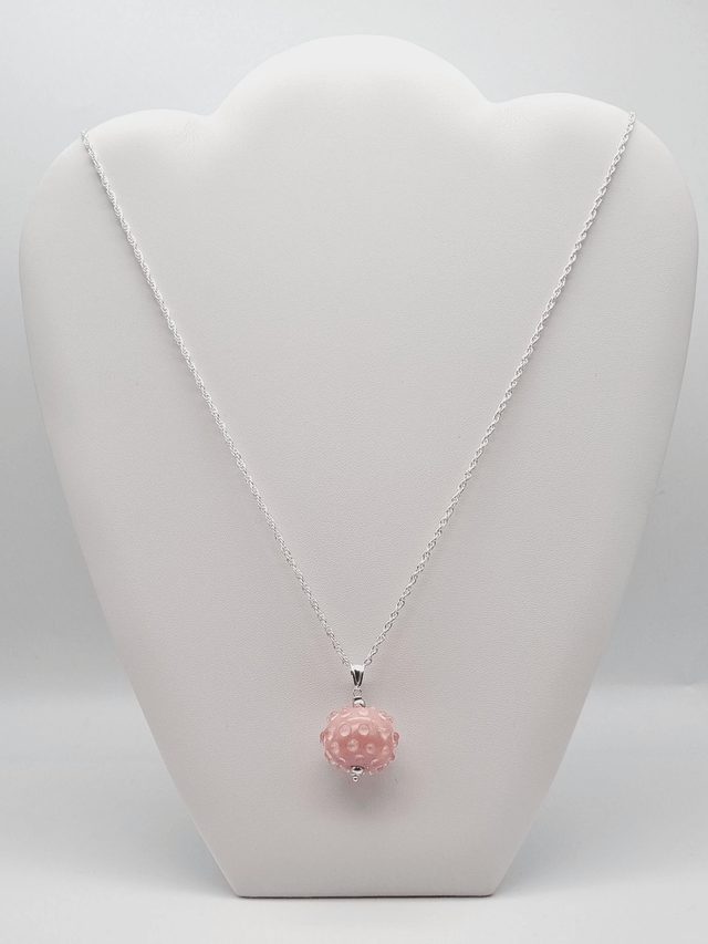 Pendentif Boule rose