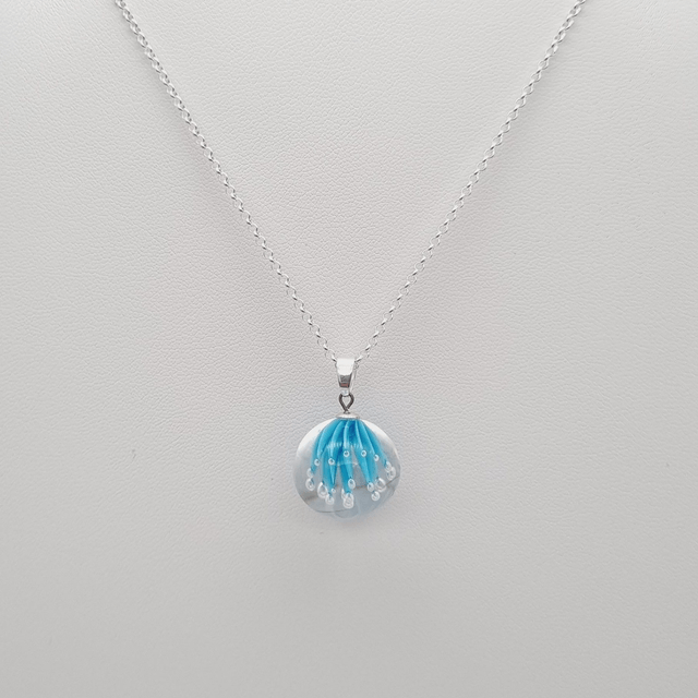 Pendentif Ariel bleu