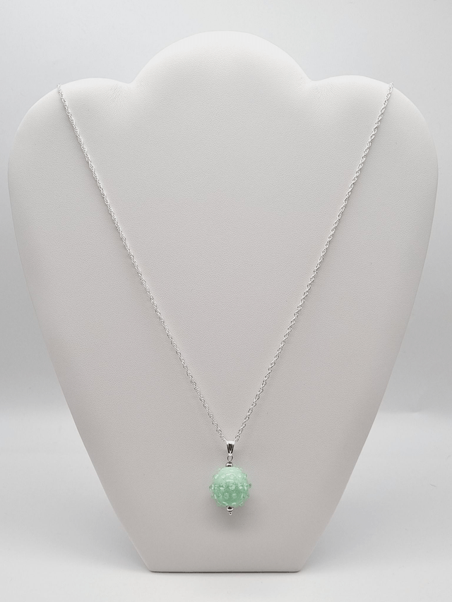 Pendentif Boule verte