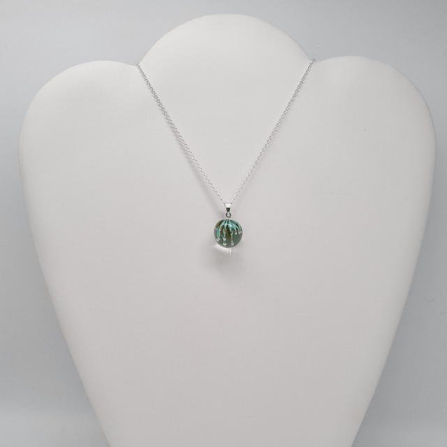 Pendentif Ariel vert et jaune