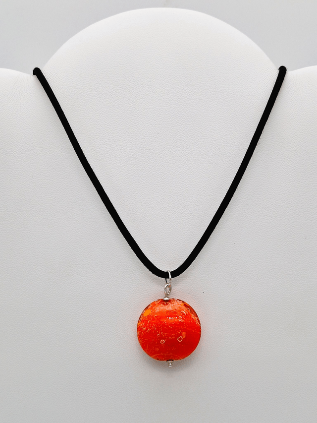 Pendentif Planète orange