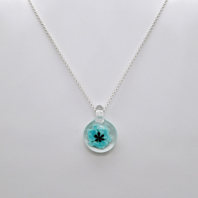 Pendentif Flora vert 1