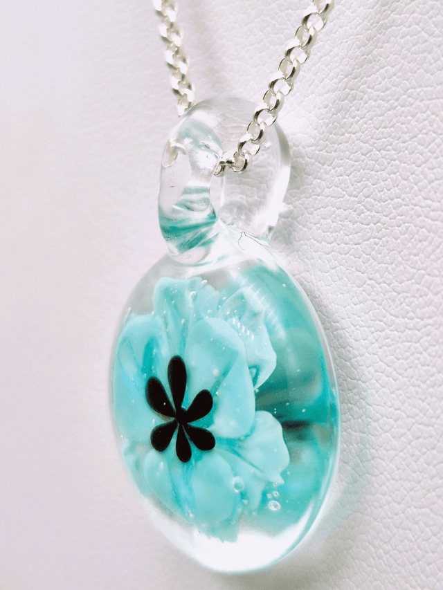 Pendentif Flora vert 1