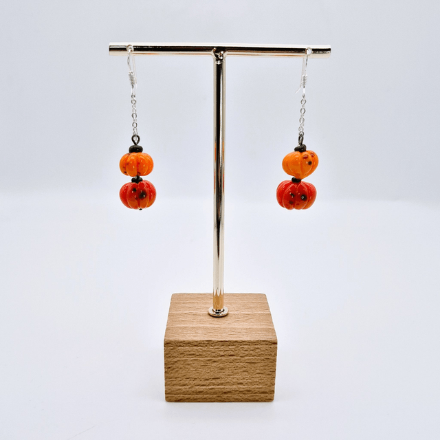 Boucles d'oreilles Potiron 2