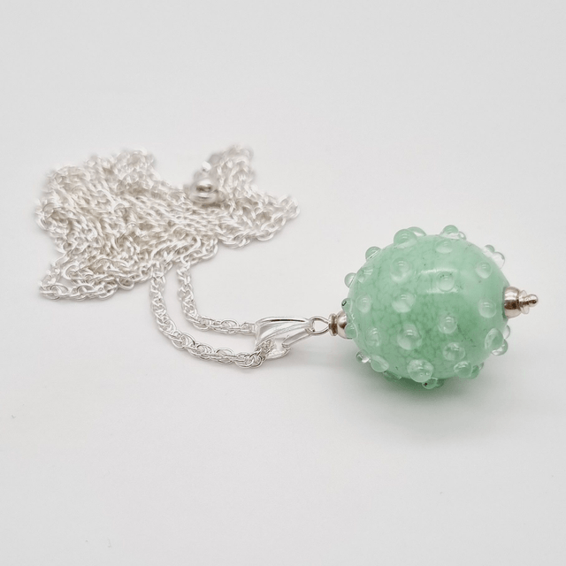 Pendentif Boule verte