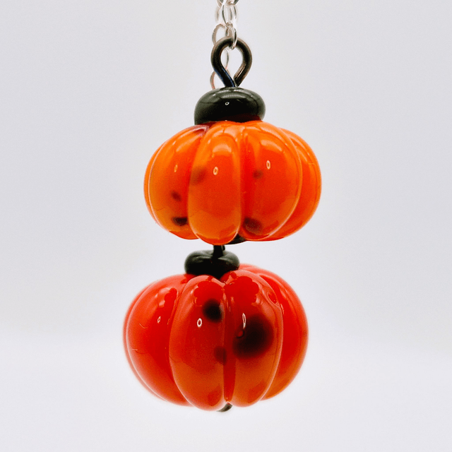 Boucles d'oreilles Potiron 2