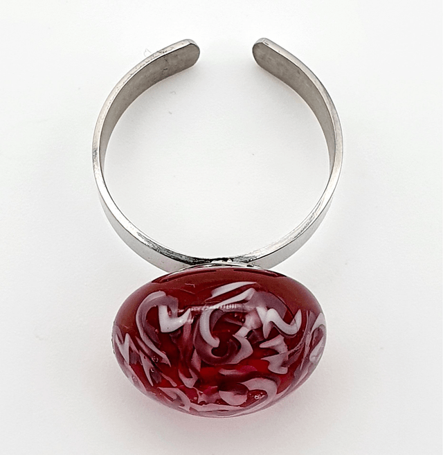 Bague Méandre rose