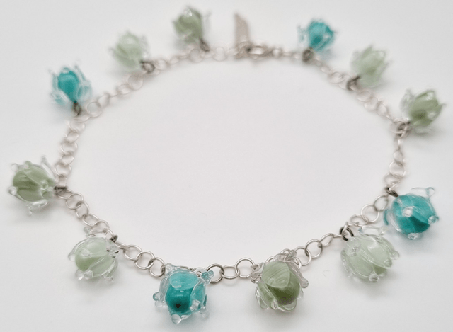 Bracelet Clochettes vertes