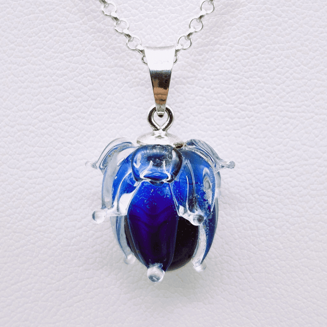 Pendentif Clochette bleu foncé (petit modèle)