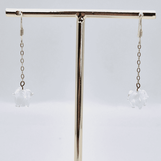 Boucles d&#039;oreilles Clochettes blanches