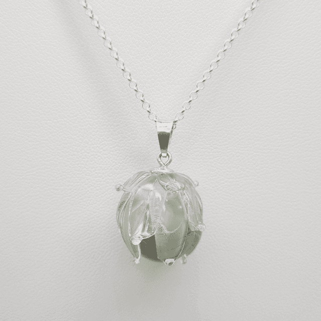 Pendentif Clochette verte claire (moyen modèle)