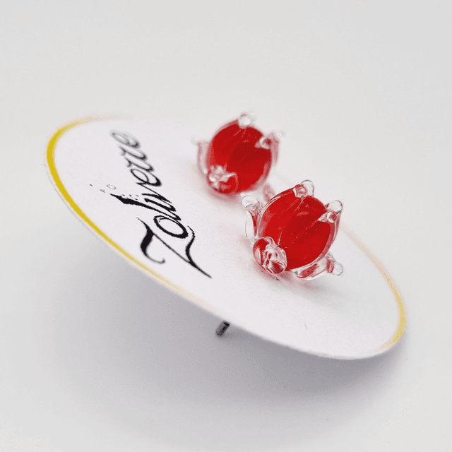 Puces d&#039;oreilles - Clochettes rouges