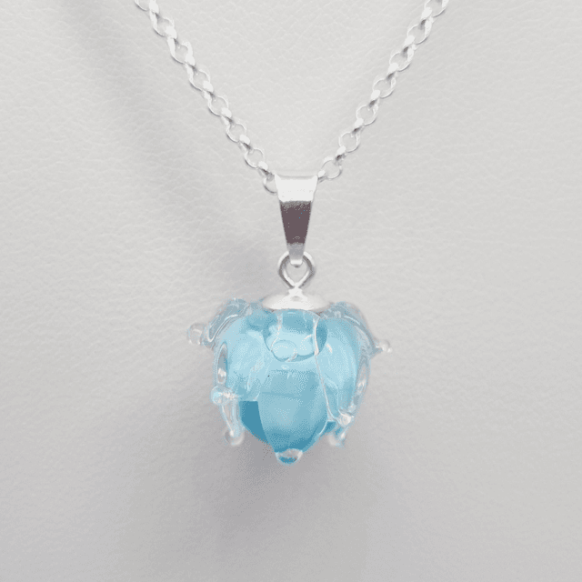 Pendentif Clochette bleue claire (petit modèle) 