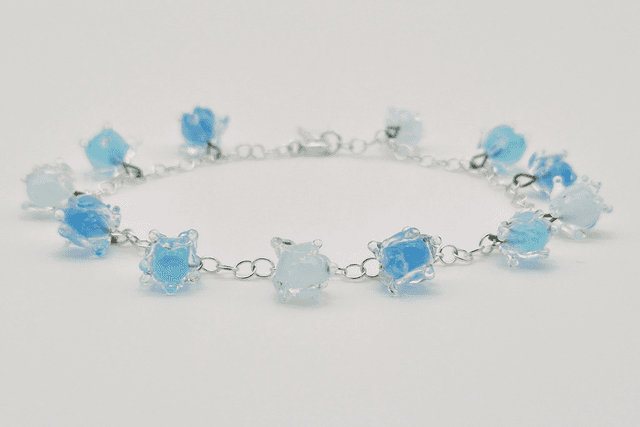 Bracelet Clochettes bleues