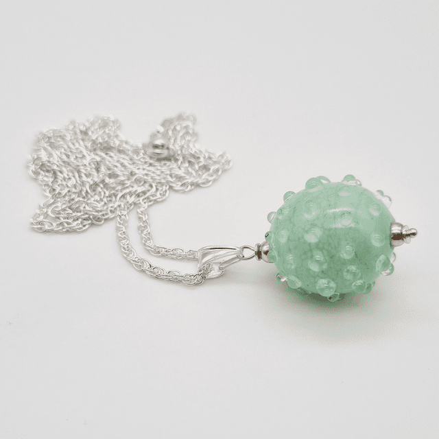 Pendentif Boule verte