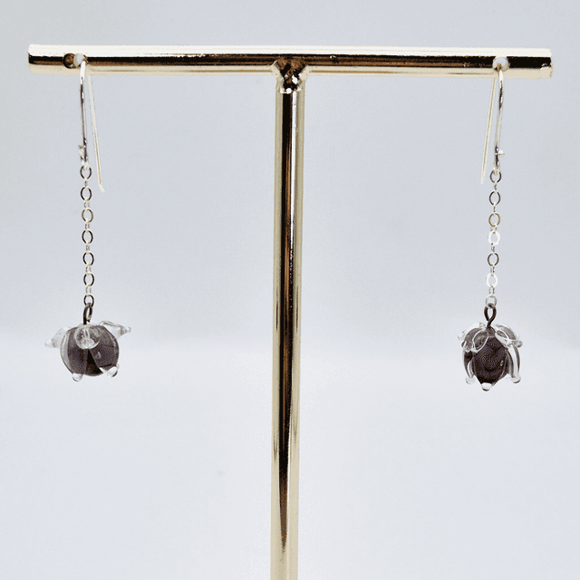 Boucles d&#039;oreilles Clochettes violettes